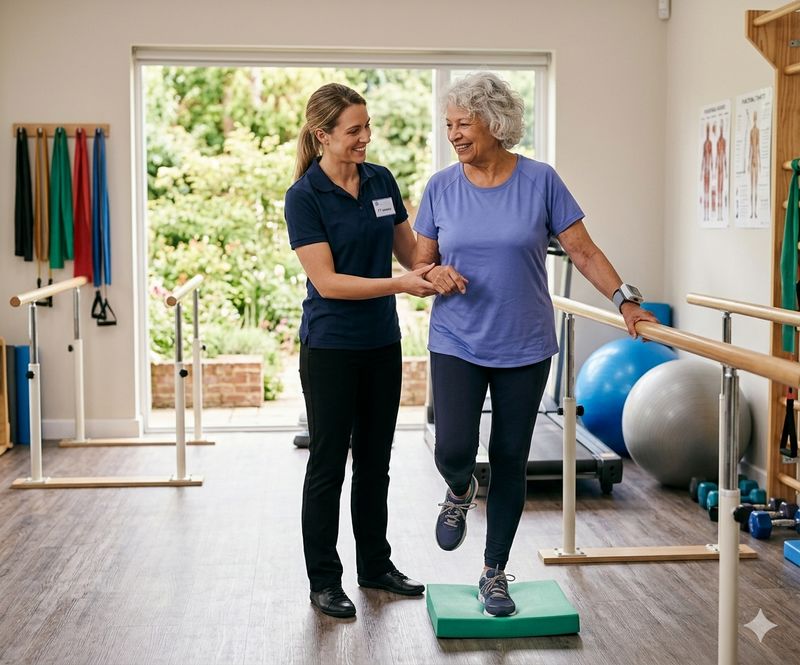 Physical therapy session at The Waters of Columbia City